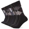 Chaussettes intelligentes FM London - respirantes, unies et à motifs pour hommes, lot de 12 OEKO-TEX STANDARD 100