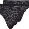 Calvin Klein Tripack Culotte Dentelle pour Femmes Intimewear Housse de Lit Chic et Durable 3-Pièces Noir 140x200_cm Chau