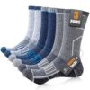 Cirorld Chaussettes Homme Anti-Ampoule OEKO-TEX, Sportif, Couleur Naturelle 37-42, Grande Taille 43-46