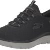 Skechers Homme Summits High Range Fashion-Sneakers Noir Charbon, Taille 42 EU, Mode