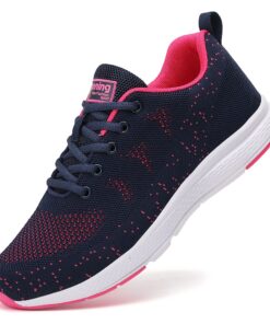 ZPAWDH Femme Running Chaussures Outdoor Respirantes Légers Fitness Marche Baskets