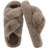 COFACE Pantoufles confortables en mousse à mémoire de forme pour femme - Douces, chaudes, légères - Pantoufles anti-déra
