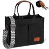 Sac Aucuu Grande Capacité à Bandoulière Femme | Fermeture Magnétique | Poche Amovible | Sangle Reglable | Grande Capacit