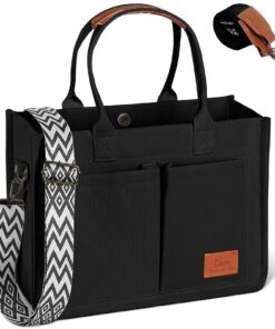 Sac Aucuu Grande Capacité à Bandoulière Femme | Fermeture Magnétique | Poche Amovible | Sangle Reglable | Grande Capacit