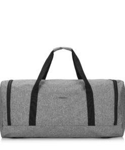 WITTCHEN Sac de Voyage Multifonctionnel Sac d'entraînement Pratique, Gros Volume Grande Poche, Gris