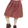 Kilt écossais DEGUISE TOI - Rouge - Déguisements carnaval - Taille_unique