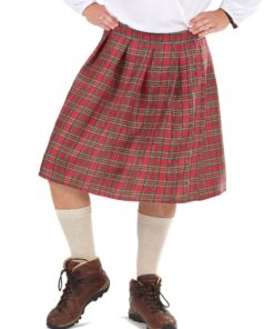 Kilt écossais DEGUISE TOI - Rouge - Déguisements carnaval - Taille_unique