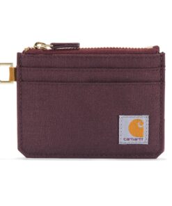 Portefeuille pour Femme Carhartt en Cuir Robuste et Toile, Multiples Styles et Couleurs Disponibles, Portefeuille à Ferm