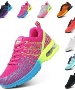 Hitmars Chaussure de Course Femme 36-42 EU Respirante et Légère pour Gym et Running Comfortables