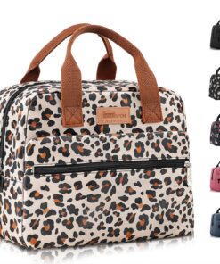 Sac Isotherme HOMESPON Grande Capacité pour Femmes et Hommes À l’École et au Bureau Fonctionnel Sac Imperméable Portable