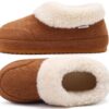 COFACE Chaussures Femme Home Pantoufles Warm Wire Micro Suede Intérieur Extérieur Chambre Fausse Fourrure Col Bottes Fer