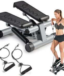 Sunny Health & Fitness Mini Stepper de Fitness pour Maison, Machine de Step, Applications de Fitness Avec Mouvement de R