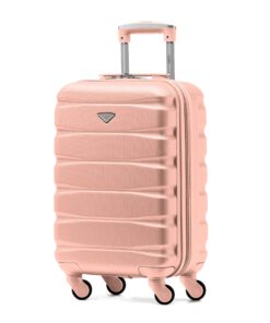 Valise Cabine Flight Knight ABS 55x35x20 cm | Bagage léger pour Voyageurs | Compatible Air France & easyJet | Multiples