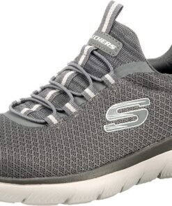 Skechers 52811 Homme Baskets Enfiler Gris Cherche Cache-Peu 42 EU Gris Cherche Cache-Peu Scenario Déplacement Mode Cherc