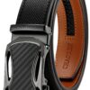 Ceinture homme sans boucle automatique en cuir - Taille ajustable - Chaoren