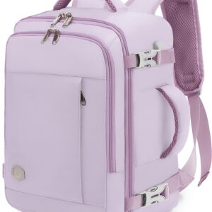 Sac à Dos Voyage Cabine Vankev Violet Clair 30L Pour Easyjet Femme Homme Sous Siege Cabine Avec Ordinateur Portable 15.6