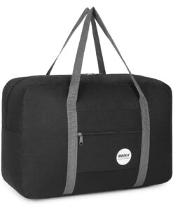 WANDF Sac de Voyage Cabine Sobre 45x36x20 cm pour Easyjet Bagage Light Léger pour Femmes Hommes Voyage Court