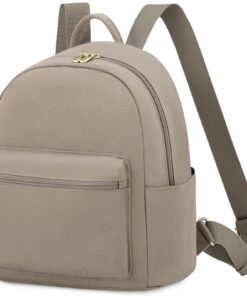 LOVEVOOK Petit sac à dos Élégant et Multifonctionnel pour Femme Rouge pour École et Travail