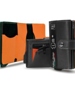 Slim Porte-cartes Con Zip, protection RFID anti-clonage, protection contre la fraude, poche pour cartes bancaires