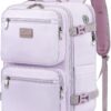 LYNXCHER Sac à Dos Voyage pour Cabine d'avion - Violet Clair, M | 30L Bagage à Main pour Femme & Homme avec Ordinateur P