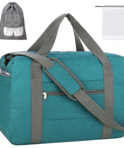 Lifwimner Carry-On Suitcase avec Poche Humide, Valise Pliable pour Week-End 30L - Idéale pour Easyjet, Homme/Femme