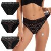 Culottes menstruelles coton dentelle INNERSY washingable hommes léger midi 3 pièces OEKO-TEX Standard 100