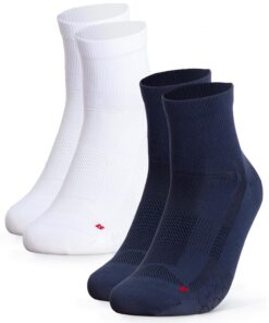 Occulto Chaussettes Cyclisme Courtes Homme & Femme - Modèle Thomas | Confort et Performance | Lot de 2 | Polyester Stret