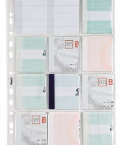 Favorit 1674001 Enveloppes Porte Chéquier Épais 30,8 x 21,8 cm - Lot de 10 pour Entrepreneurs et Professionals au Bureau