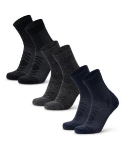Chausses de randonnée en laine mérinos danoises chaudes avec rembourrage léger anti-ampoules pour l'hiver, pour hommes e