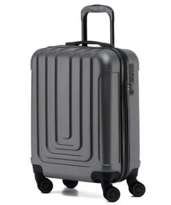 Flight Knight Premium Hard Shell Lightweight Hand Luggage Case - Spinnant 8 Roues - Approuvé Par Plus De 100 Compagnies