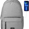 YAMTION Sac à Dos Ordinateur Portable Homme 17.3 Pouces pour Voyage Travail Bureau, Sac à Dos Homme pour Étudiant Collèg