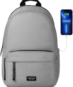 YAMTION Sac à Dos Ordinateur Portable Homme 17.3 Pouces pour Voyage Travail Bureau, Sac à Dos Homme pour Étudiant Collèg