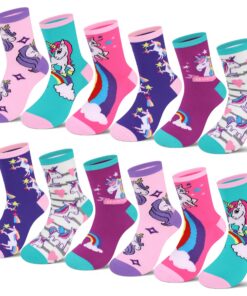 L&K-II 10 chaussettes pour enfants en coton mignons | Idéales pour tout-petits | Colorées et confortables 2823