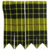 Flashes de kilt Tartanista MacLeod Of Lewis pour homme - motif tartan/unisexe - occasionnelle/formelle - jusqu'à 43 cm M