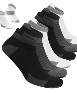 Chausses de sport rembourrées respirantes coton pour course à pied homme, lot de 6 - BLITZSOX