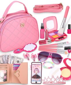 Sac à Main en Faux Maquillage pour Tout-Petits Filles | Cadeaux d'Anniversaire et de Noël | Idéal pour Filles de 3 à 8 A