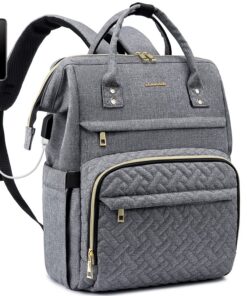 Sac à Dos LOVEVOOK pour Femme 15,6/17 Pouces pour Collège et Travail