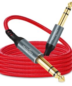 Twozoh Cable Jack 6,35 Électrique Guitare - Professional/Hifi - Stéréo<Audio> - 0,5M