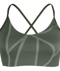 Adidas Women's PK All Me Sports Bra, Legend Earth Large - Running, Sports, Comfortable Support