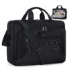 RAINSMORE Sacoche Ordinateur 17 Pouces Sac Imperméable Homme et Femme Grand Sacoches Porte Document Anti-Theft Durable P