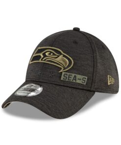 New Era Seattle Seahawks 39thirty Cap Salute to Service 2020 Noir - Taille L-XL New Era Seattle Seahawks Cap Salute to S