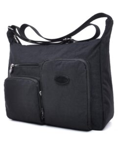 Efanliu Sac Bandoulieré Femmes | Multifonctionnel | Idéal Pour Étudiantes et Voyageurs | Grande Capacité Nylon Multipoch