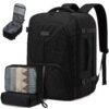 LOVEVOOK Sac à dos de voyage extensible - Grand sac à dos à main - Pour homme et femme - Idéal pour l'avion - Comprenant