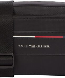 Tommy Hilfiger Sac à bandoulière en cuir pour femmes - Ville et Voyage - Design élégant et spacieux