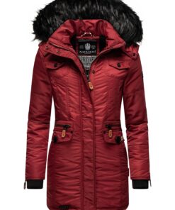 Navahoo Schätzchen Veste d'hiver matelassée pour Dame avec Capuche en Fausse Fourrure - Spécialisé pour les Femmes - Idé