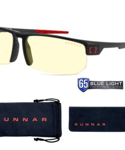 Gunnar Optiks Lunettes de Jeu en Verre Amber Antifatigue pour Gamers TR2-00101