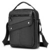 SPAHER Sacoche Homme Cuir Véritable pour iPad 11 pouces - Sac Voyage Business, Grande Capacité, Bandoulière réglable