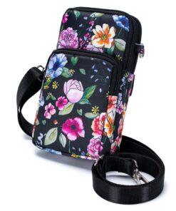 Pochette Telephone BAGZY 6,7 Pouces Nylon Femme Mini Bandoulière Amovible Tous Les Jours Voyage