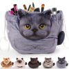Sac à Maquillage Openhahaha pour Femme - Grande Capacité - Portatif avec Cordon - Organisation Multifonctionnelle - Poch