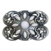 Boucle de ceinture vintage turquoise CHENNAN Boho Éléments indiens Confortable Convient Aux Ceintures Large de 3,8 à 4 c